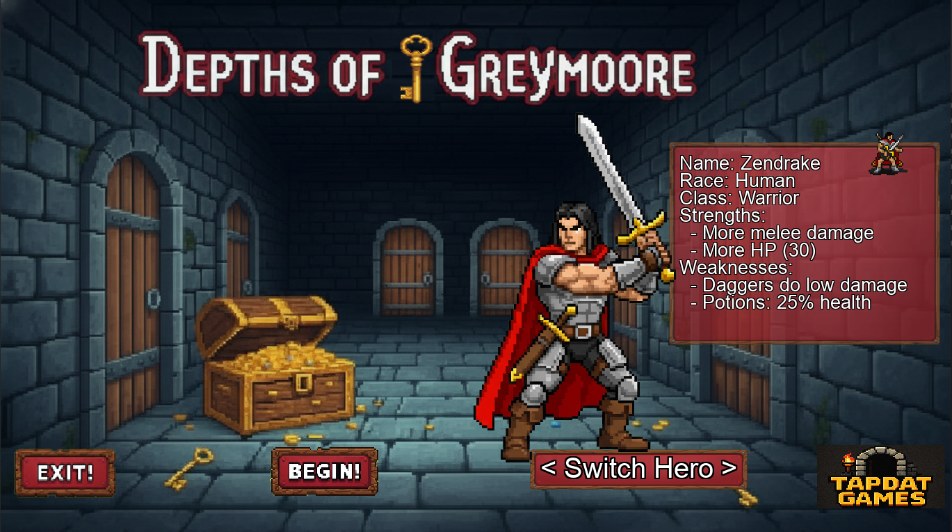 Depths of Greymoore Game Art